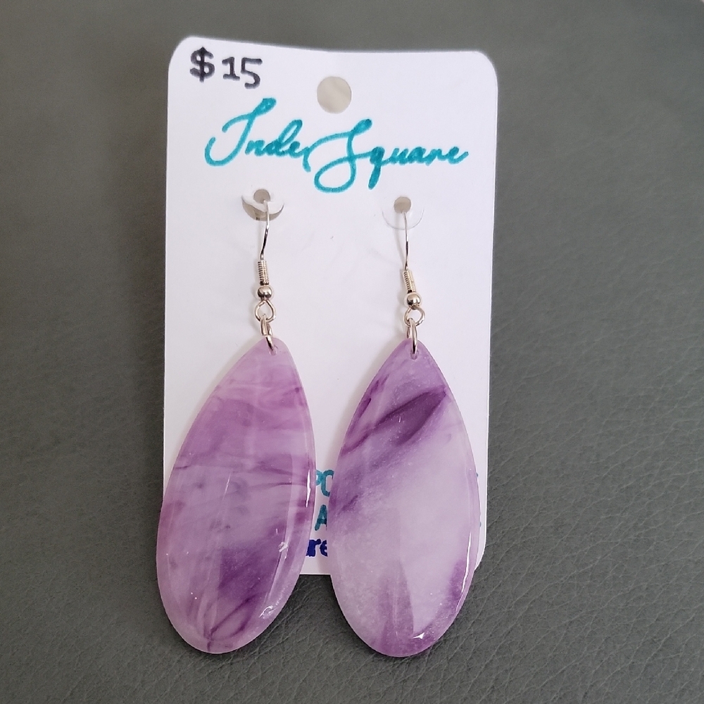 Purple Earrings